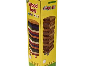 بازی فکری مدل Jenga And Domino Wood Toys