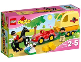 لگو سری Duplo مدل Horse Trailer