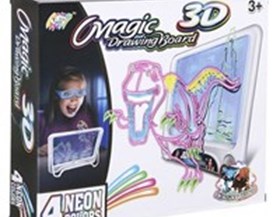 بازی آموزشی طرح تخته نقاشی سه بعدی مدل 3D Magic ِDrawing Board