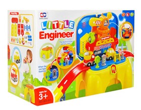 ست ماشین بازی و جرثقیل در جاده هوشمند ژیونگ چنگ مدل Little Engineer 008-805