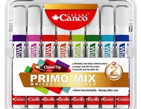 ماژیک وایت برد کنکو مدل Primo Mix بسته 8 عددی